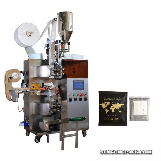 Colombia Armenia Drip Coffee Bag Packing Machine with Outer Envelope