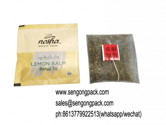 Flat Nylon/Non-woven fabric tea bags machine