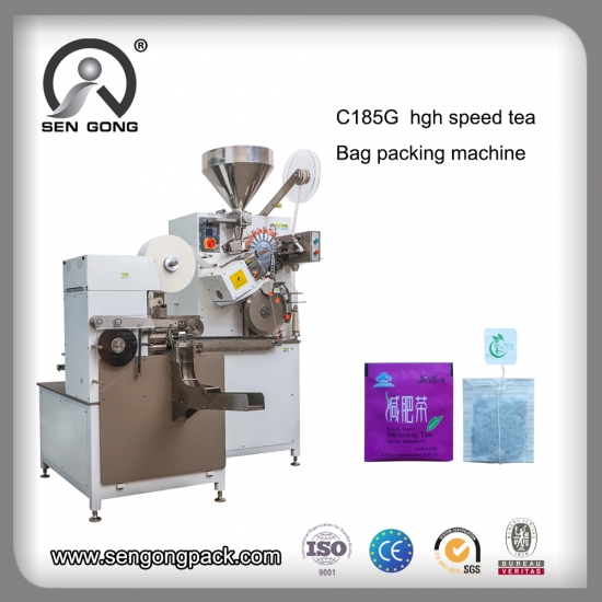 SG-185g yüksek hızlı çay paketleme makinaları fiyatları- SENGONG
