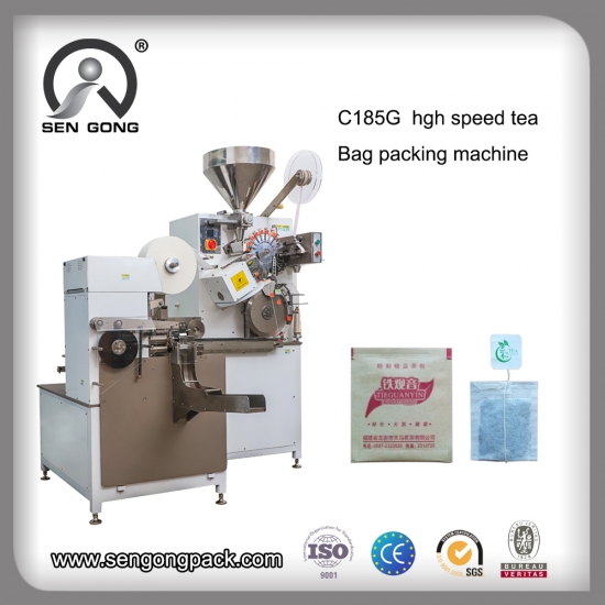 SG-185g yüksek hızlı çay poşeti üretim makinaları- SENGONG